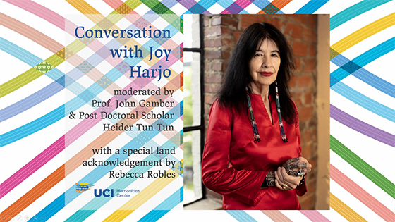 Watch here: Conversation with Joy Harjo, Poet Laureate of the United States!